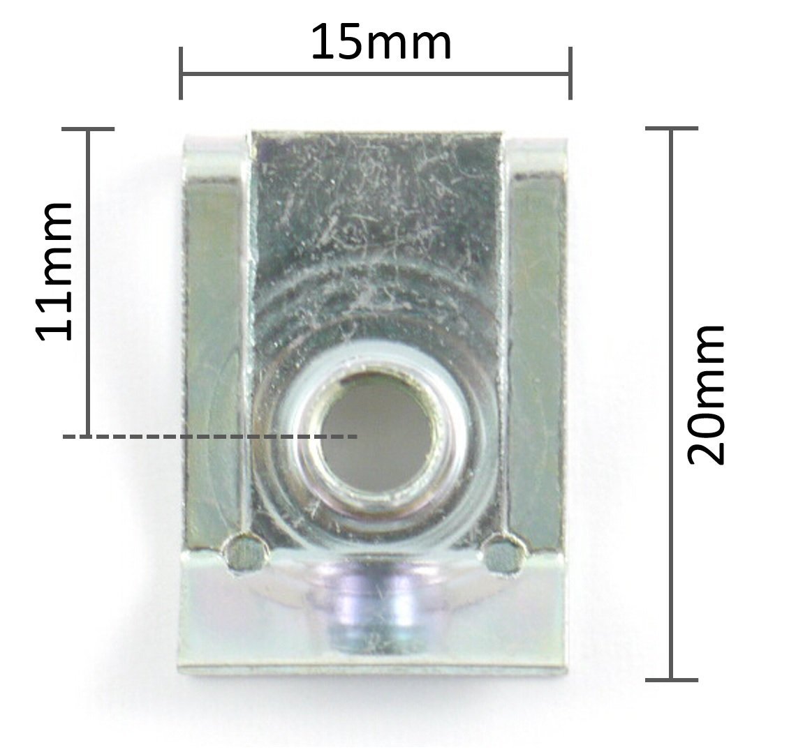 Motorrad Verkleidungsschrauben Klemmen Clips 5mm Edelstahl Schrauben Set schwarz