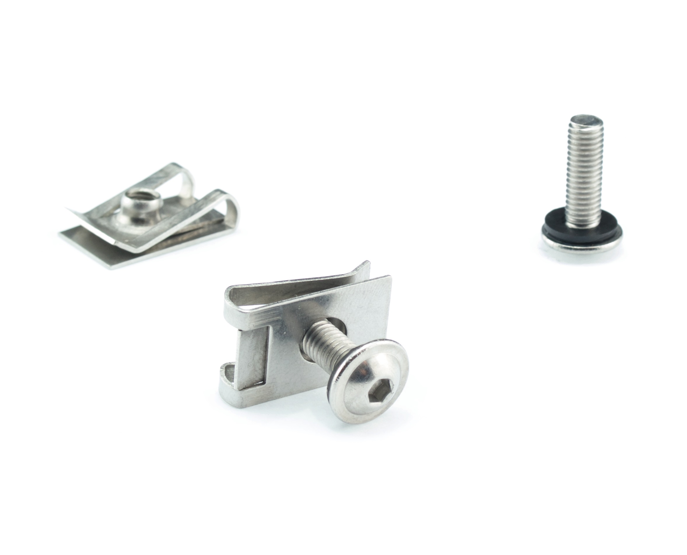 Schrauben M5 Set 5mm Motorrad Verkleidungsschrauben M5 Edelstahl A2 Clipse Klemmen M5x20