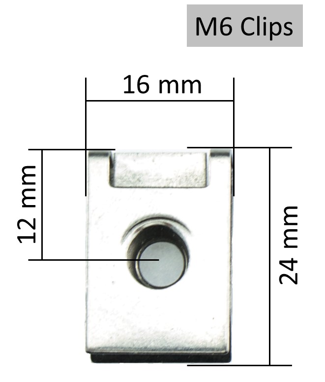 Set Blechmuttern mit M5 und M6 Gewinde aus rostfreiem Edelstahl