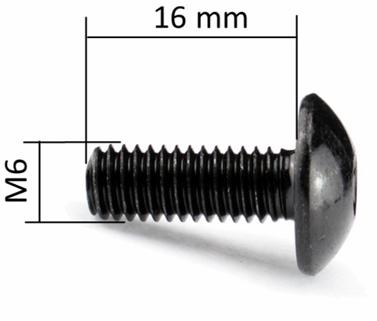 Motorrad, Auto und Roller Verkleidungsschrauben + Unterlegscheiben aus Kunststoff
